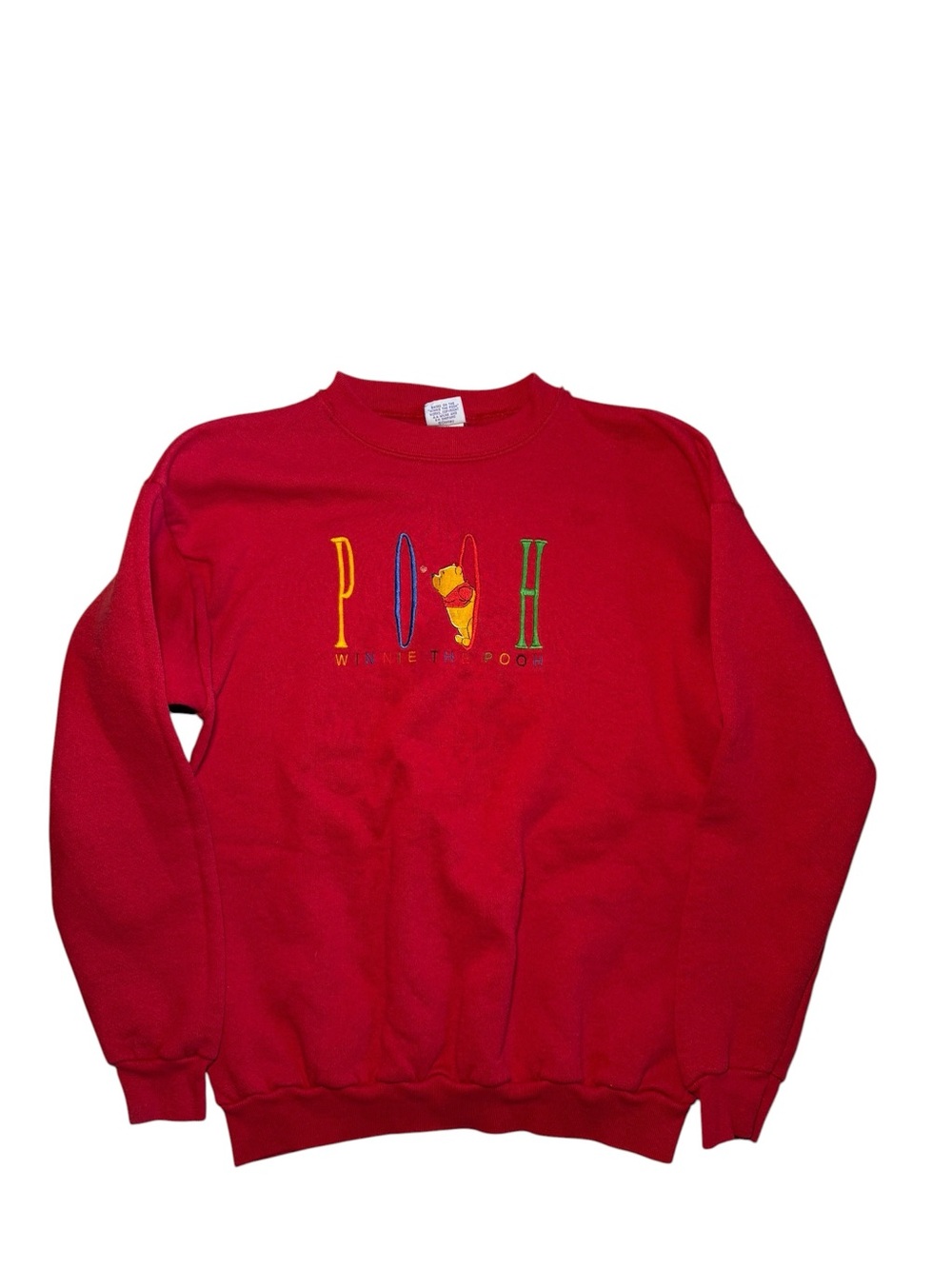 Vintage Winnie the Pooh Embroidered Crewneck Sweatshirt